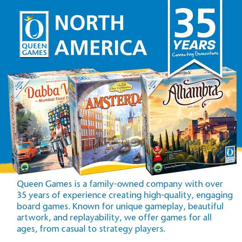 Queen Games Marrakesh Essential Edition, Strategy Board Game, 2-4 Players, Adults, Teens Ages 14+ - Image 5